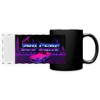 Royaume-Uni 3e Gens Camaro - Mug panoramique uni - noir - Devant