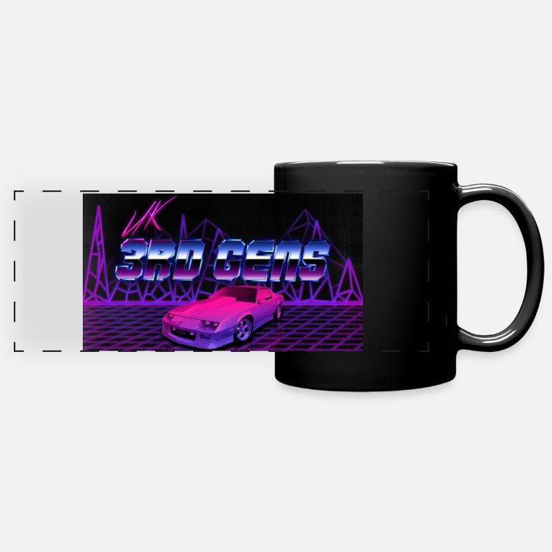 UK Camaro der 3. Generation - Panorama-Tasse farbig - Schwarz