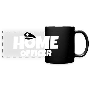 Home Officer - Full Colour Panoramic Mug - black - Front