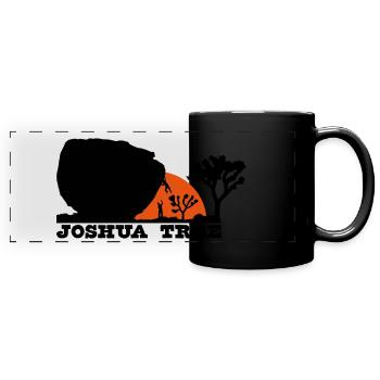 Joshua Tree - Panorama-Tasse farbig - Schwarz - Vorne