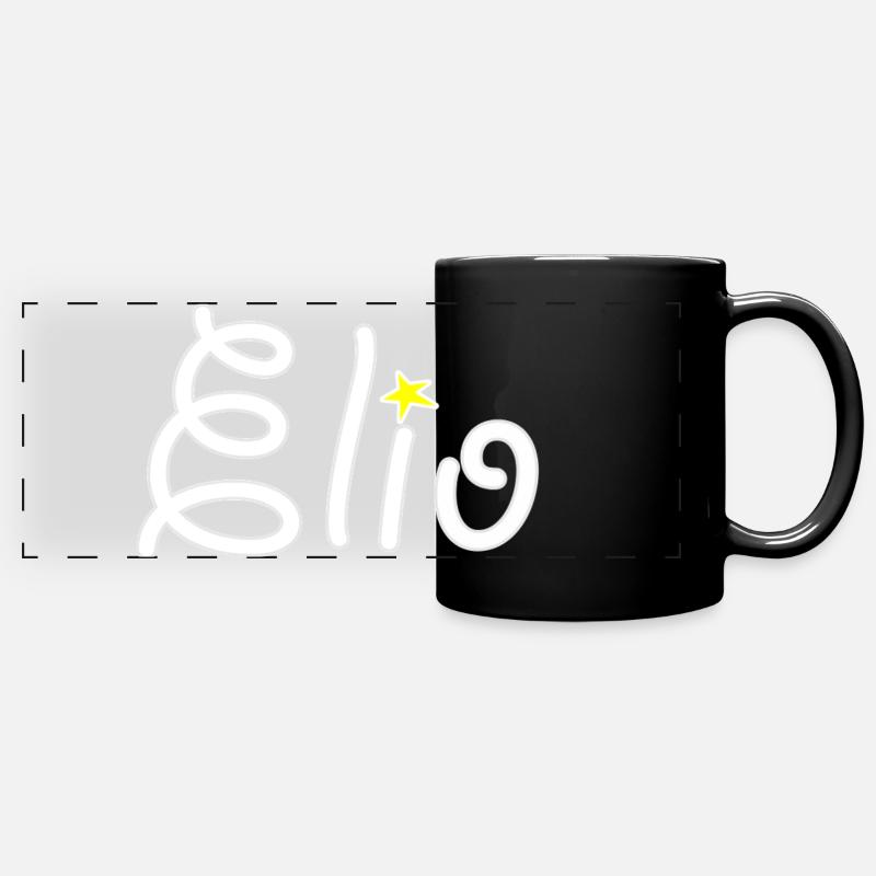 Elio - Mug panoramique uni - noir