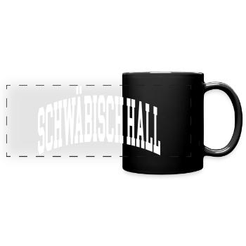 Schwäbisch Hall - Full Colour Panoramic Mug - black - Front