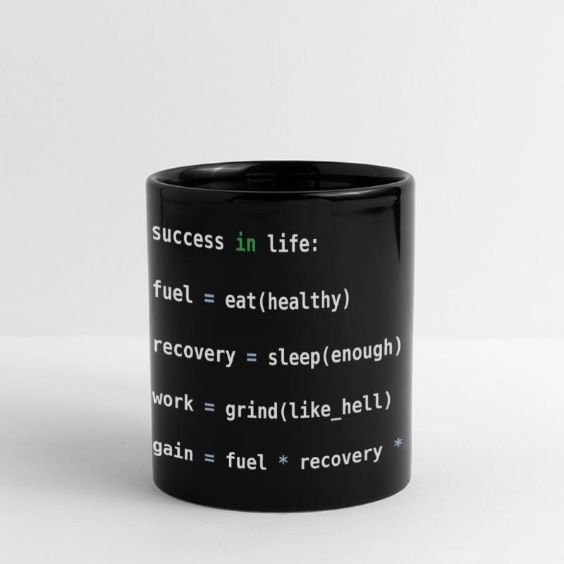 Code Python, succès, meulage, programmation Mug panoramique uni