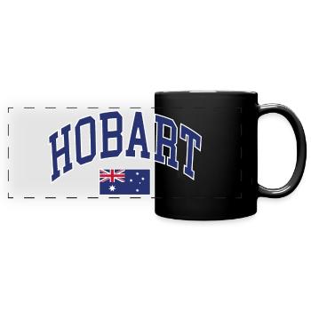 Hobart - Panorama-Tasse farbig - Schwarz - Vorne