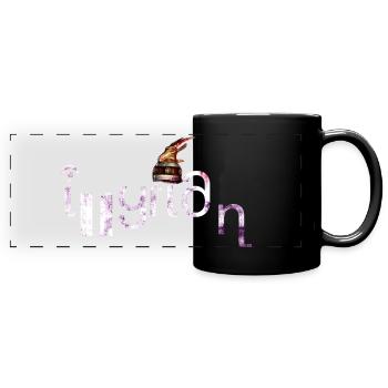 Illyrien - Mug panoramique uni - noir - Devant
