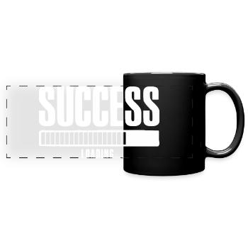 Succès Chargement Entreprise en ligne Affilié - Mug panoramique uni - noir - Devant