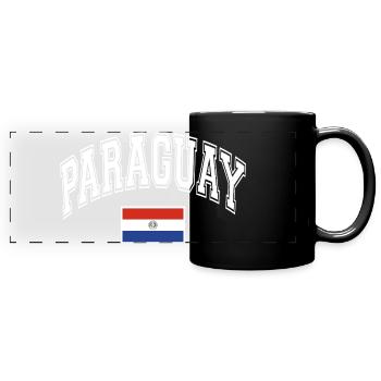 Paraguay Flagge - Panorama-Tasse farbig - Schwarz - Vorne