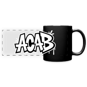 ACAB – Anti-Cops-Tee - Panorama-Tasse farbig - Schwarz - Vorne