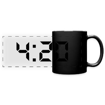 420 TIMER - Full Colour Panoramic Mug - black - Front
