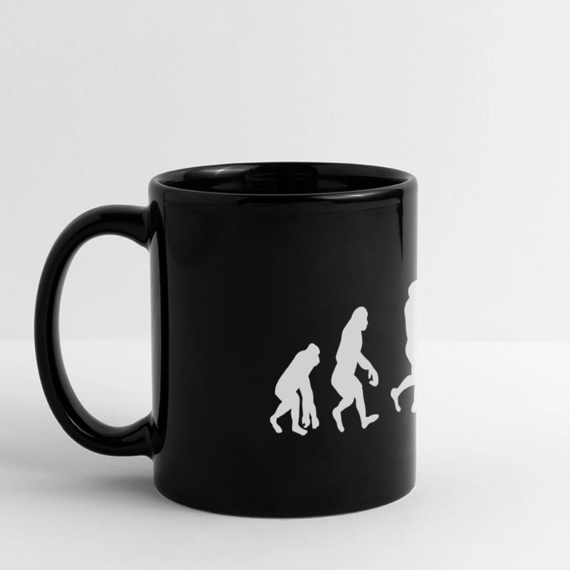 Computer Geek Development Evolution Full Colour Panoramic Mug