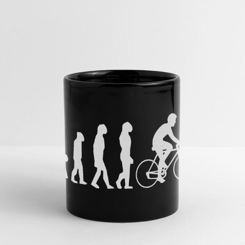 cycling evolution Full Colour Panoramic Mug