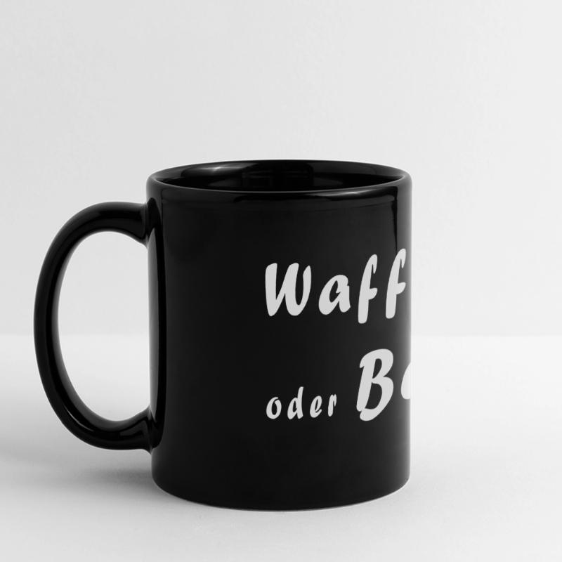 Eisdiele - Waffel oder Becher für's Eis Panorama-Tasse farbig