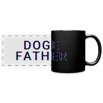 DOGE FATHER - Full Colour Panoramic Mug - black - Front