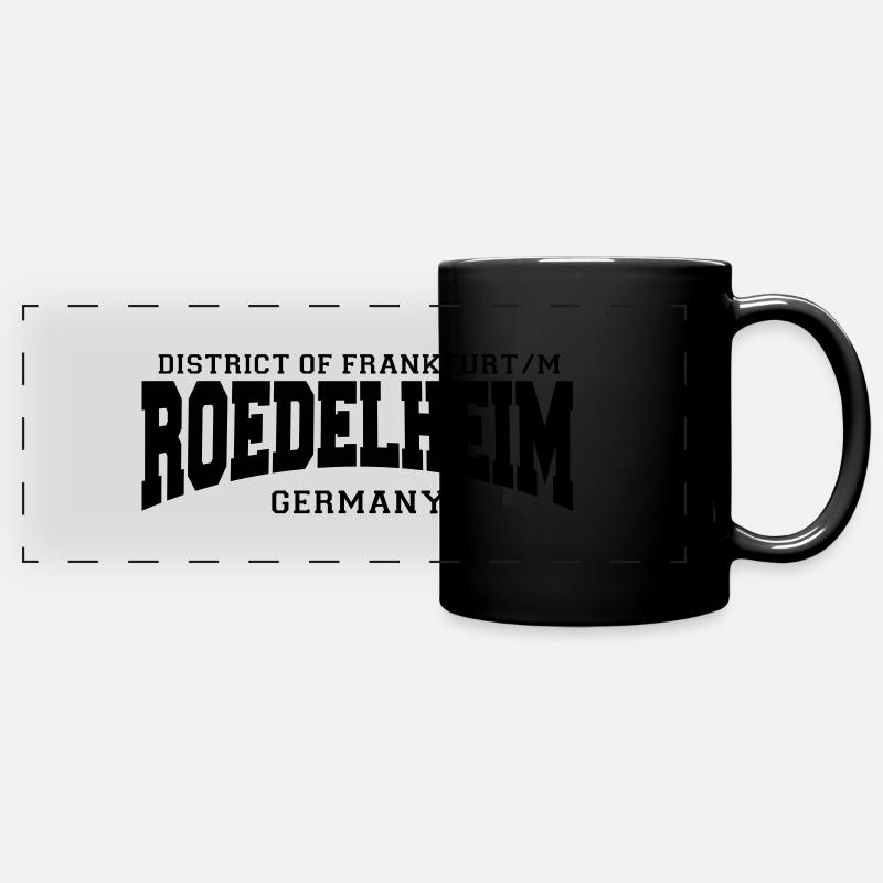 Frankfurt ROEDELHEIM - Full Colour Panoramic Mug - black