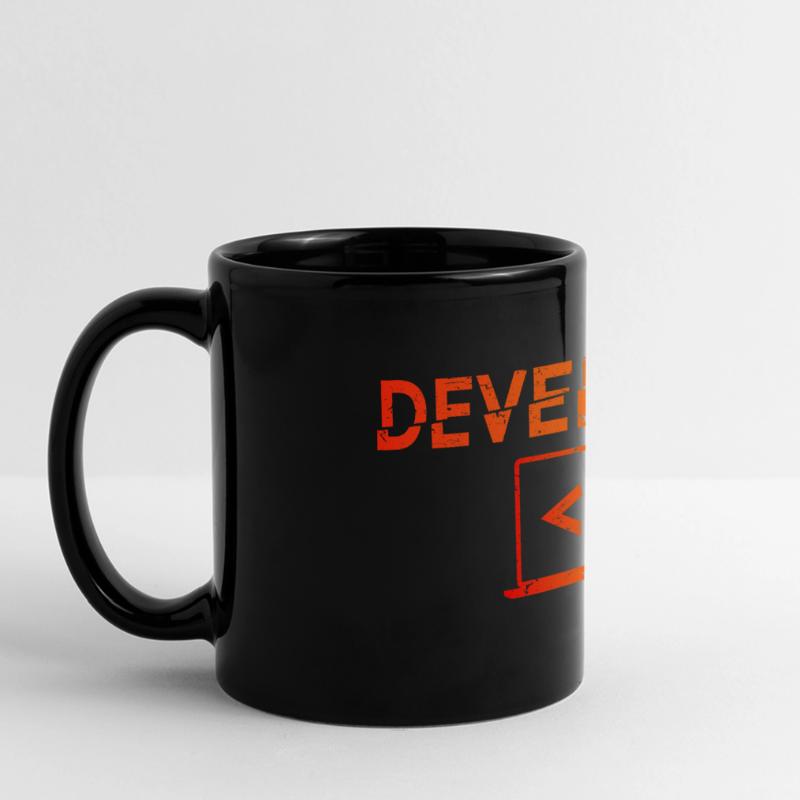 Developer - Informatik IT EDV PC Computer Shirt Panorama-Tasse farbig