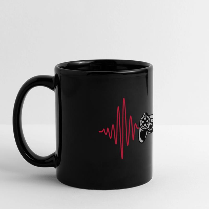 Puls Konsole Retro Controller Panorama-Tasse farbig