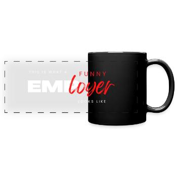 Funny Gifts for Employer Cheff Chef - Full Colour Panoramic Mug - black - Front