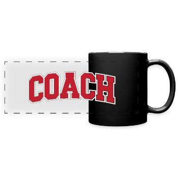 Coach - Full Colour Panoramic Mug - black - Front