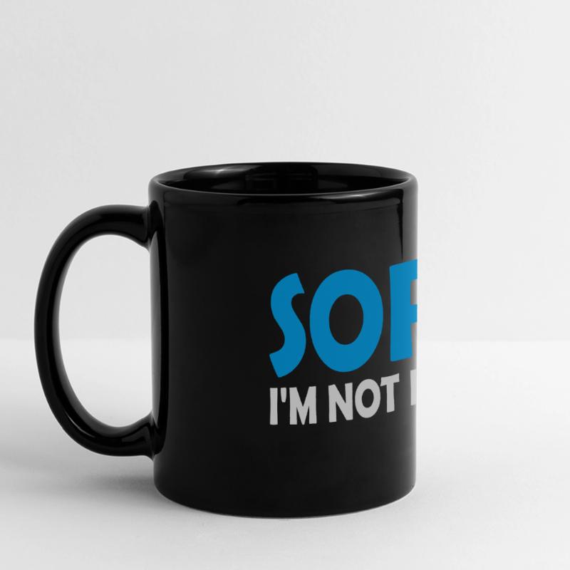 désolé de ne pas écouter Mug panoramique uni