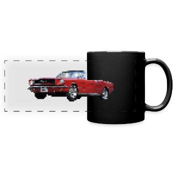 in pixel optics | Back to the 90s. - Full Colour Panoramic Mug - black - Front