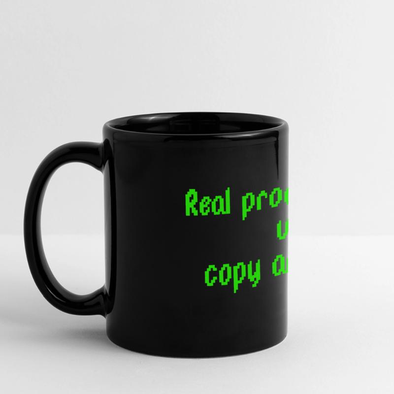 Les vrais programmeurs utilisent le copier-coller Mug panoramique uni