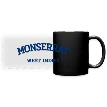 Monserrat - Plymouth - Karibik - West Indies - Panorama-Tasse farbig - Schwarz - Vorne