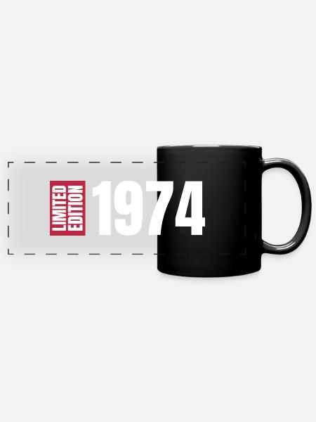 Limited Edition 1974 - Panorama-Tasse farbig - Schwarz