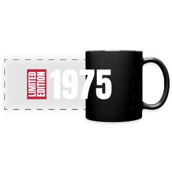 Edition Limitée Blanc75 - Mug panoramique uni - noir - Devant