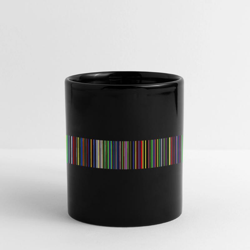 Barcode bar code strip codes Full Colour Panoramic Mug