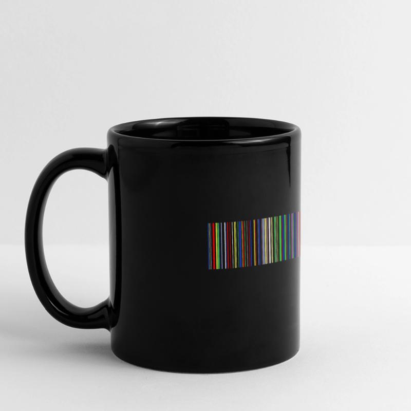 Barcode bar code strip codes Full Colour Panoramic Mug