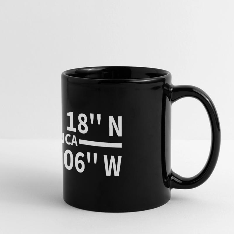 Cuenca coordinates Full Colour Panoramic Mug