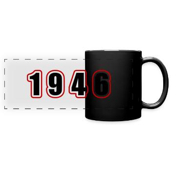 1946 Year Birthday - Full Colour Panoramic Mug - black - Front