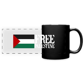 Mohammed Gaza strip Israel Free Palestine - Full Colour Panoramic Mug - black - Front