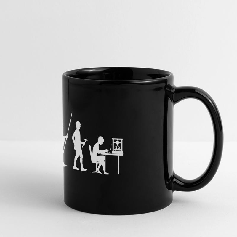 Evolution 3D Printer Printer Gift Shirt Full Colour Panoramic Mug