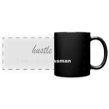 I am a businessman - Full Colour Panoramic Mug - black - Front