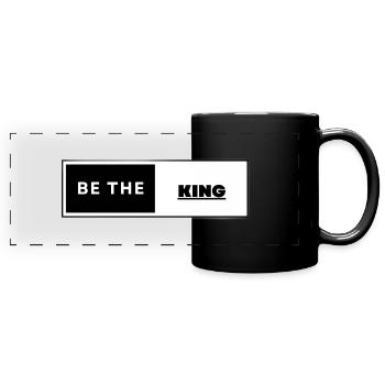 Be The King - Full Colour Panoramic Mug - black - Front