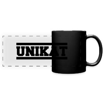 Unique - Full Colour Panoramic Mug - black - Front