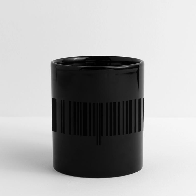 Barcode - Strichcode Panorama-Tasse farbig