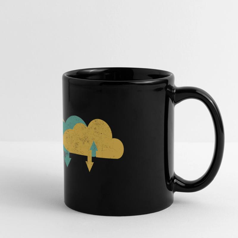 Vintage DevOps Engineer Cloud Computing Full Colour Panoramic Mug