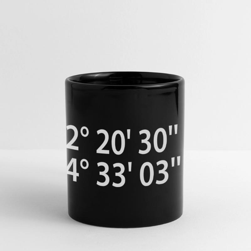 Frankfurt (Oder) coordinates Full Colour Panoramic Mug