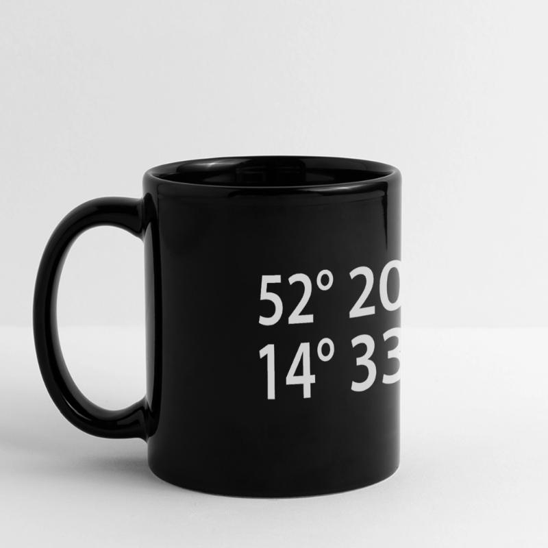Frankfurt (Oder) coordinates Full Colour Panoramic Mug