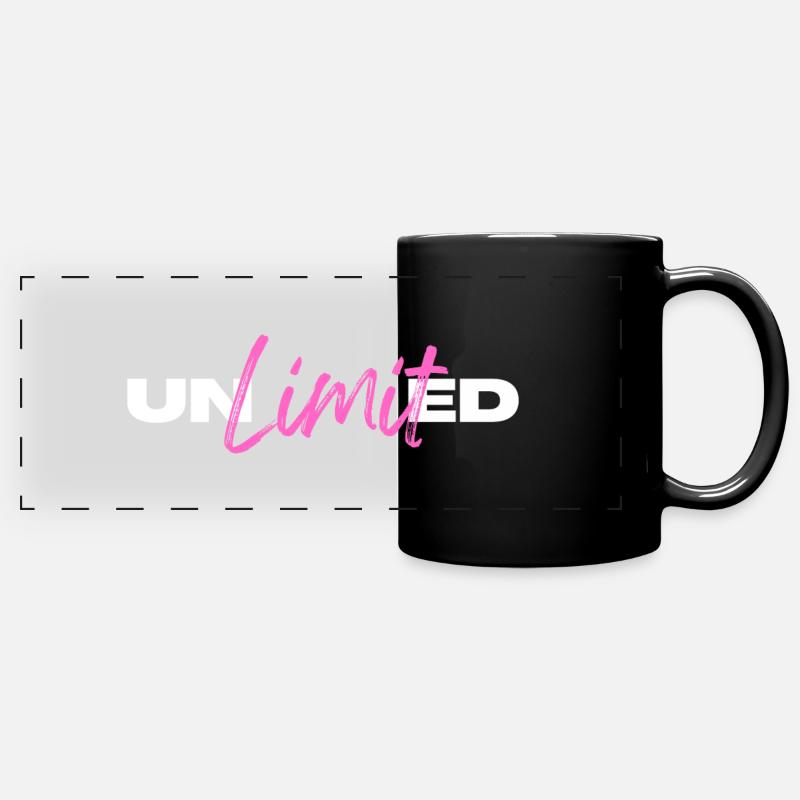 Unlimited - Full Colour Panoramic Mug - black