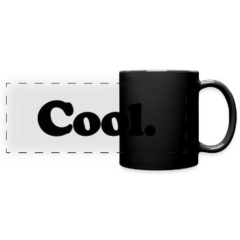 Cool - Mug panoramique uni - noir - Devant