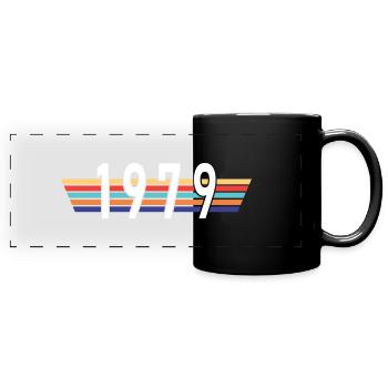 Year 1979 - Full Colour Panoramic Mug - black - Front