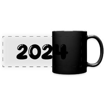 2024 - Full Colour Panoramic Mug - black - Front
