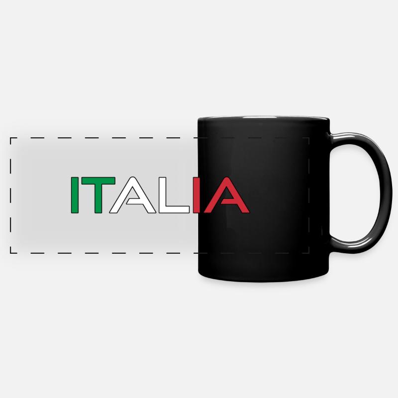 ITALIA - Full Colour Panoramic Mug - black