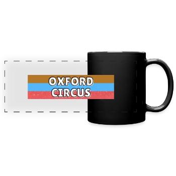 Oxford Circus Station - Full Colour Panoramic Mug - black - Front