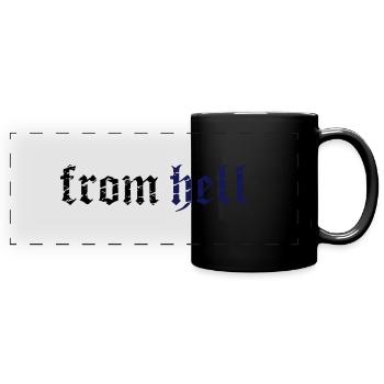 from hell_vec_2 en - Full Colour Panoramic Mug - black - Front