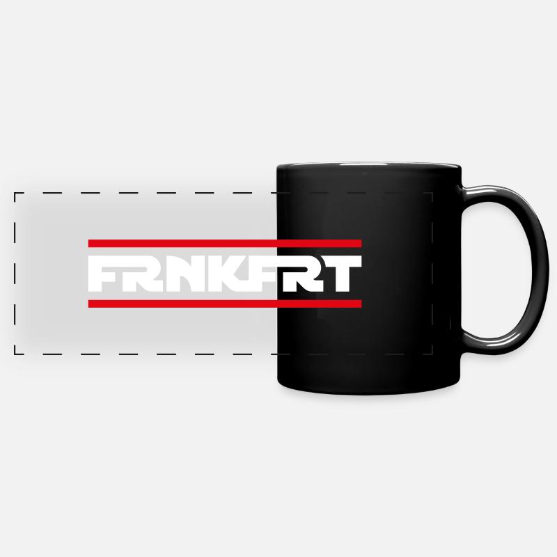 FRNKFRT - Full Colour Panoramic Mug - black
