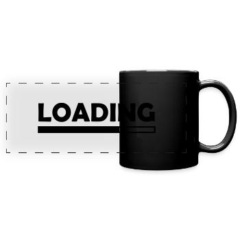 Loading - Full Colour Panoramic Mug - black - Front